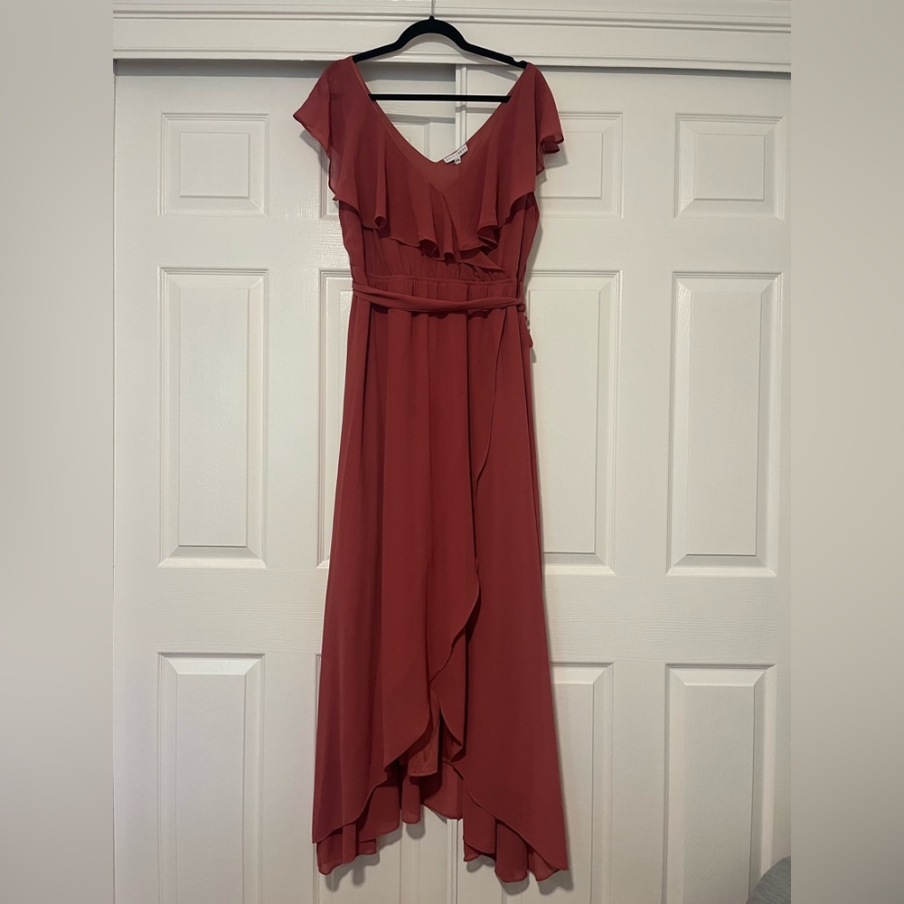 Baltic Born Katya XXL Mauve Pink Wrap Dress